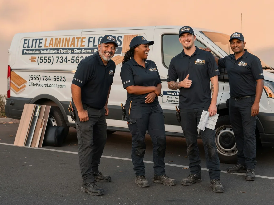 Laminate flooring installation company in Mount Auburn, IA